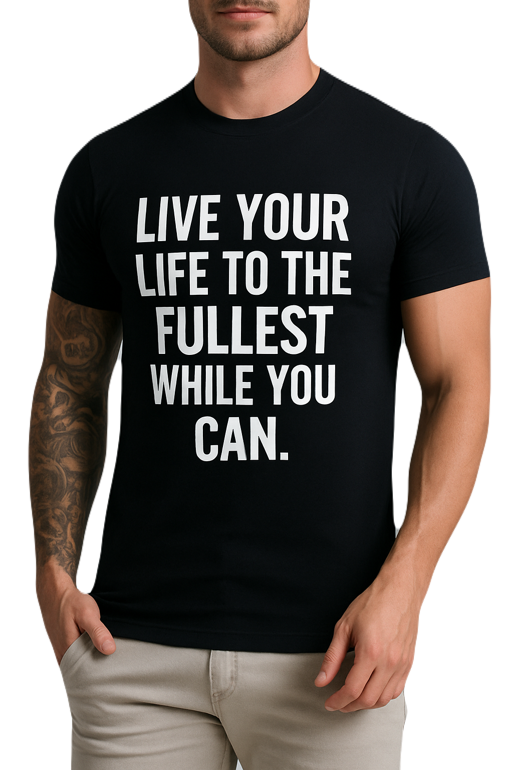Viva a sua vida ao máximo enquanto pode - Live your life to the fullest while you can